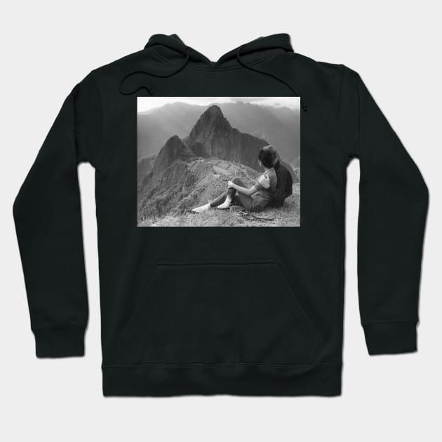 Lovers at Machu Pichu Hoodie by In Memory of Jerry Frank